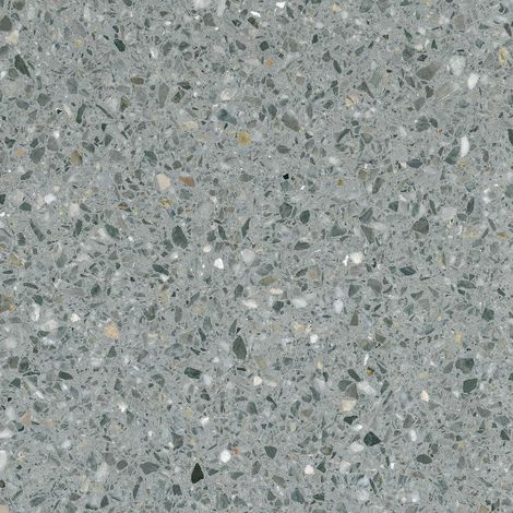 Véritable Carreau Terrazzo fond gris inclusions multicolores Gralo 60x60 cm boîte de 0.72m2 Satiné - Gioia Materia