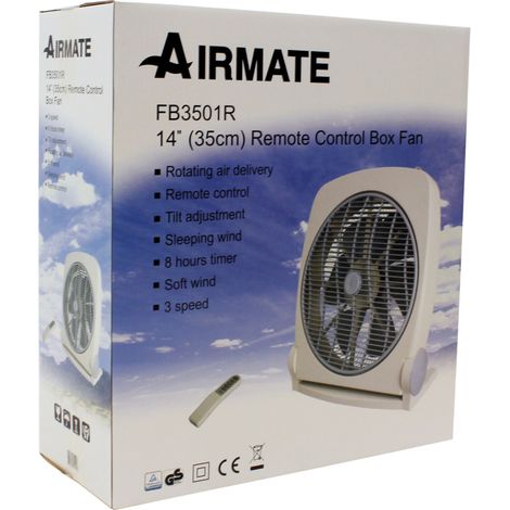 Ventilateur de table Airmate + télécommande avec minuterie 8 h (1/2)