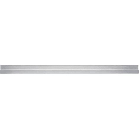 Regla de construcción Sola de aluminio plateado 200 cm