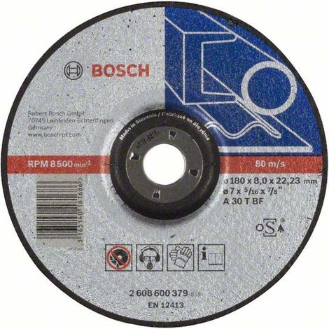 Bosch Expert Schleifscheibe 180 mm grau 8 mm