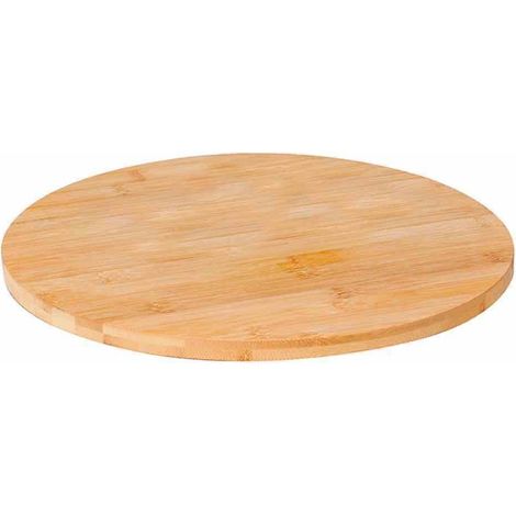 Plateau tournant rond - Bambou - D 35 cm - Planche rotative - Livraison gratuite