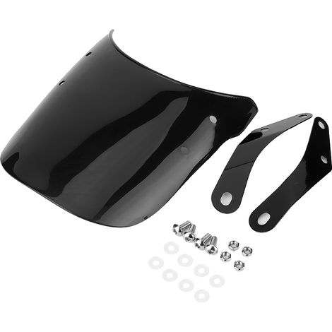 Pare-brise moto transparent pour Bonneville T100 2003-2017, noir, écran de protection avant compatible (1/5)