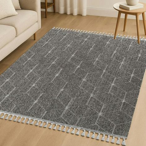 Tapis de salon gris – effet 3D, 120x180 cm ISTANBUL (1/5)