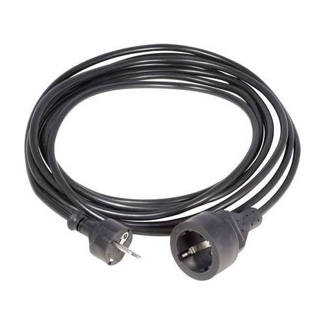 HAWA 1008293 Alimentazione Prolunga 16 A Nero 3.00 m H05VV-F 3G 1,5 mm²