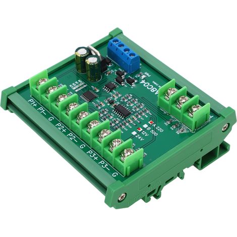 PT100 RTD RS485 Temperatursensormodul mit DIN-Schienengehäuse A220 (-40 °C bis +220 °C), 12 V DC Stromversorgung, Messwiderstand