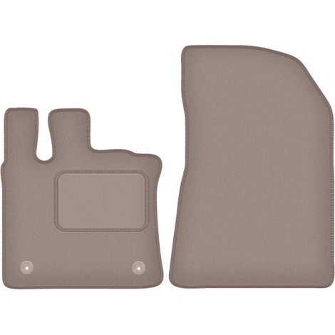 Tapis avant beiges pour : Renault Captur II crossover (2020-) (1/5)