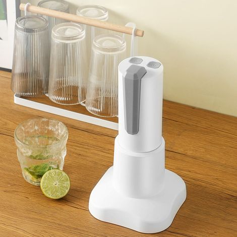 Zusammenklappbarer Tischwasserspender mit Sockel, Wasserpumpe und Silikonschlauch geeignet für den Einsatz zu Hause, im Büro und im Freien. (1/5)