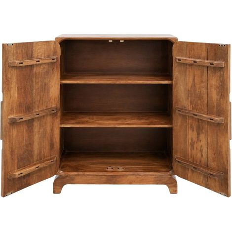 Buffet haut en bois de manguier Colette (1/4)