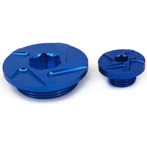 Bouchons de purge pour réservoir de frein, entretoise de moyeu de roue et vis de purge usinés CNC pour motos Yamaha YZ250F 2009-2013 et YZ450F 2009-2015 (1/5)