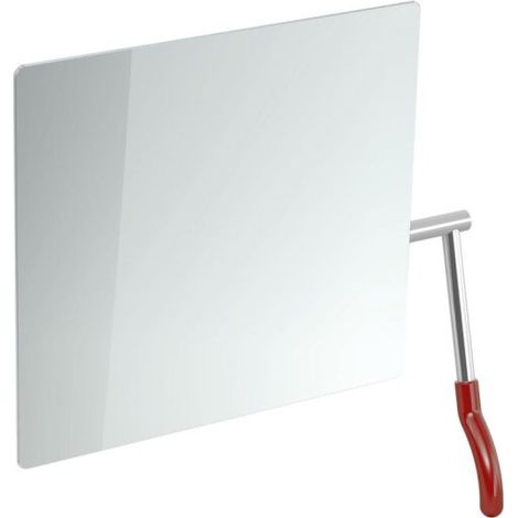 HEWI 802.01.100R 33 Miroir basculant, levier à droite (1/2)