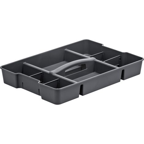 Rotho Organizer für Box Evo 30,44,65 L 51,6 x 36,5 x 7,3 cm (L x B x H) Boxen, Körbchen & Kisten