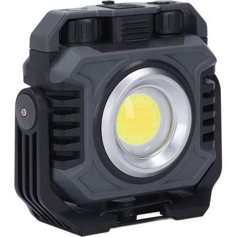 lampe de travail à LED Lampe de travail LED COB, réglable en continu, magnétique, Rechargeable, Portable, jardin torche (1/5)