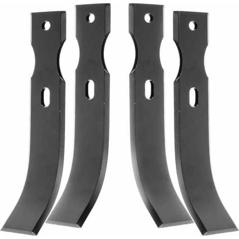 Outils de fraises universels reversibles type bineur 210 mm 2 paires