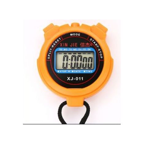 Chronomètre numérique de sport et minuteur de yoga/fitness — jaune (1/2)