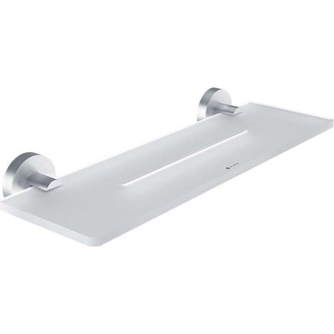 Nimco Unix - Regal, Länge 40 cm, gebürsteter Edelstahl UNM X440-10 (1/3)