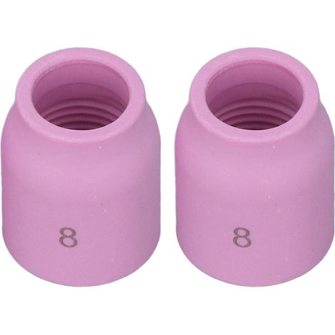 12PCS Verre de Chalumeau de Soudure, Kit de Buses en Cuivre PTFE Résistant Haute Température, Remplacement pour TIG Torch (1/5)