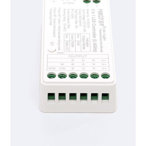 Controlador Regulador 3 en 1 LED RGB/RGBW/RGBWW 12/24V DC MiBoxer FUT037S+ RGB/RGBW/RGB+CCT (1/5)