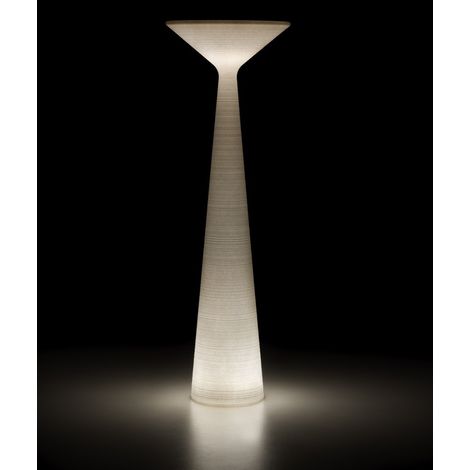 LAMPADA TEBE LIGHT POLIETILENE 60X180H WHITE LIGHT USO ESTERNO SENZA KIT LUCE (1/5)