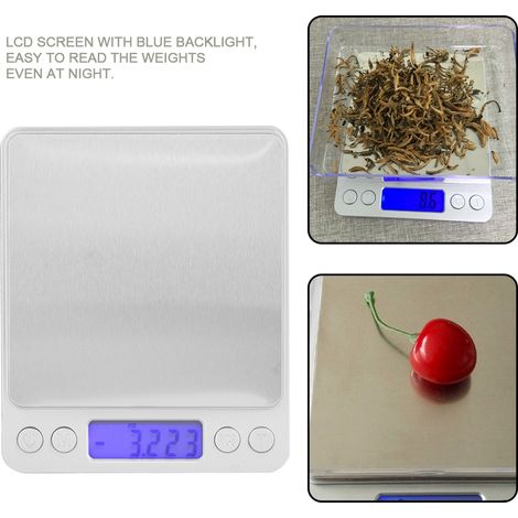 Hochwertige, präzise Küchenwaage (500 g/0,01 g) – Innovatives Mini-Backmessgerät (1/5)