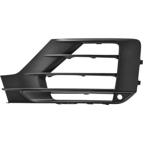 Grille de pare-choc avant gauche noire moulure noire brillante et trou radar Audi Q2 (GA) phase 1 2016-2020