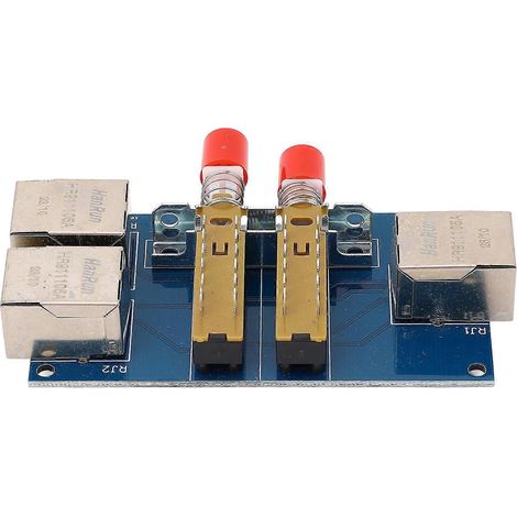 2-Port-Netzwerk-Switch-Splitterbox mit 100 m RJ45-Netzwerkkabel und Tastendruckschalter