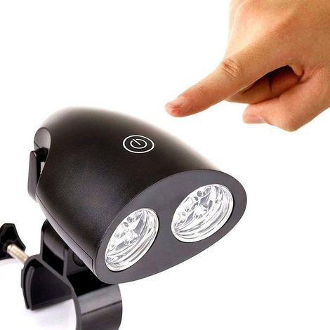Éclairage LED pour barbecue, lampe rotative à 360°, bouton tactile sensible idéal pour les grillades en extérieur, compatible avec tous les barbecues électriques et à charbon. (1/5)