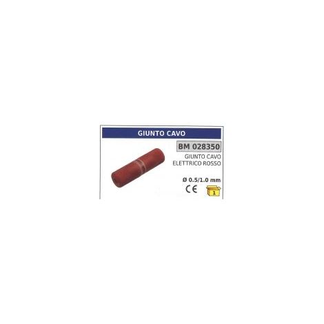 Empalme cable eléctrico rojo Ø 0,5/1,0 mm