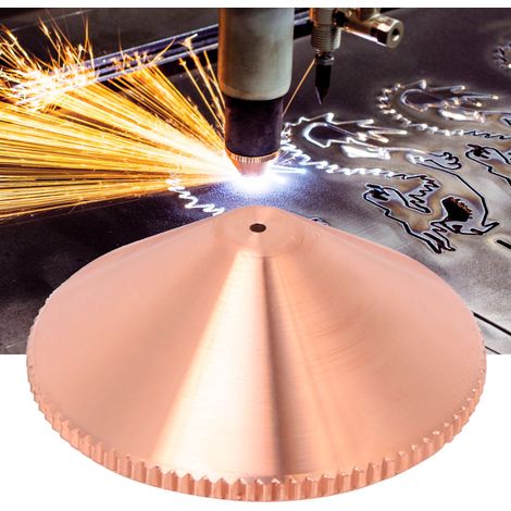 Buse laser monocouche en laiton (1 pièce) pour machine de découpe laser CO2/fibre, diamètres : 0,8/1,0/1,2/1,4/1,5 mm 1,0 mm (1/5)
