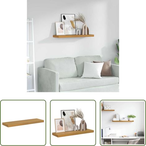 Rangement intérieur - Étagère Murale Beige 80 x 23,5 x 4 cm Bois d'ingénierie (1/5)