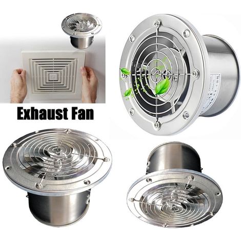 Extracteur D Air Ronde 100 Mm Pour Salle De Bain Cuisine Buanderie (1/5)
