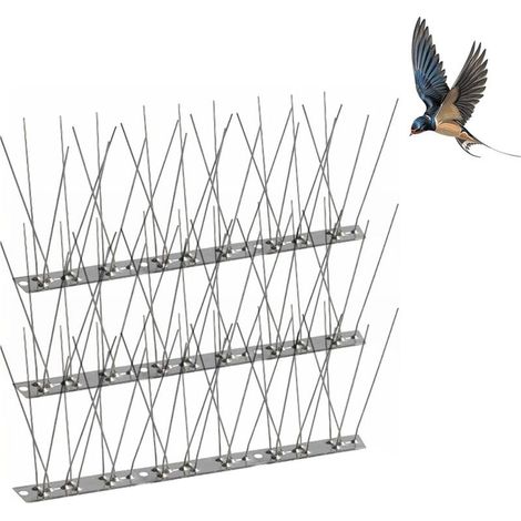 Clous anti-oiseaux, clous anti-moineaux, adaptés aux balcons, à installer sur les toits et les balcons (1/5)
