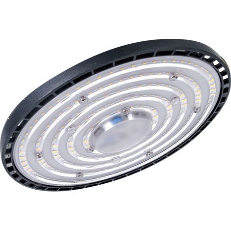 Lampadaire Industriel LED UFO 100W 6500K Blanc Froid pour Atelier Garage Entrepôt Hangar (1/5)