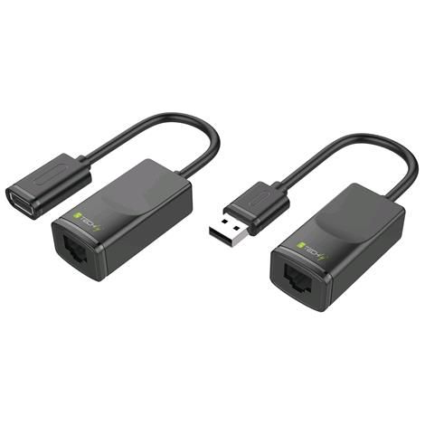 Techly Extender USB su Cavo Cat.5E/6 60m (1/5)