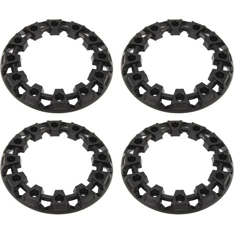 4 enjoliveurs de roue universels pour quad et karting 6 pouces (diamètre extérieur : env. 170 mm / 6,7 pouces, diamètre intérieur : env. 110 mm / 4,3 pouces) (1/5)