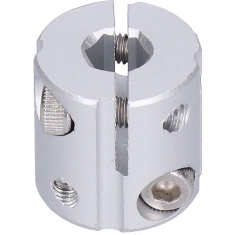 Accouplement d'arbre en alliage d'aluminium haute résistance, pour arbres 8mm, connexion hexagonale robuste