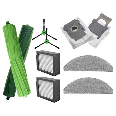 Accesorios para aspiradoras robot iRobot Roomba Combo I5 / I5+ / J5 / J5+: Cepillo principal, filtro HEPA, mopa y polvo.