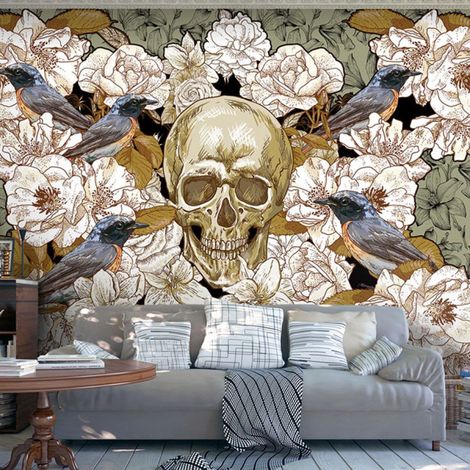 Papier Peint "Among Flowers" 70 x 100 cm (1/2)