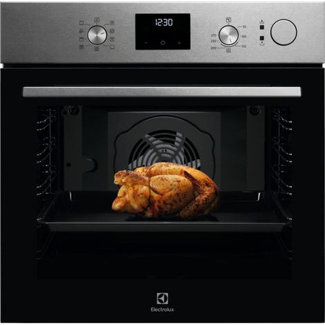 Four Electrolux EOC3S44TX2 noir 72 litres acier inoxydable
