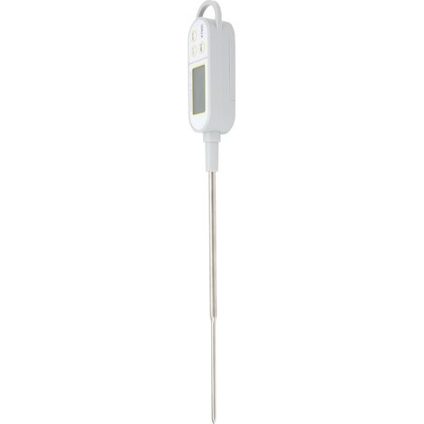 IPX6 wasserdichtes Lebensmittelthermometer, arretierbare Sonde für Fleisch, Grill und Backofen, Messbereich -50 bis 500 °C (1/5)