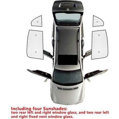 Pare-soleil intégraux pour vitres arrière de Skoda Yeti 5L (2009-2017) - Protection solaire optimale (1/5)