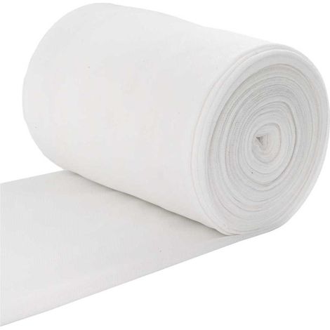 Tuyau de Drain Blanc 16 x 2000 cm tissu
