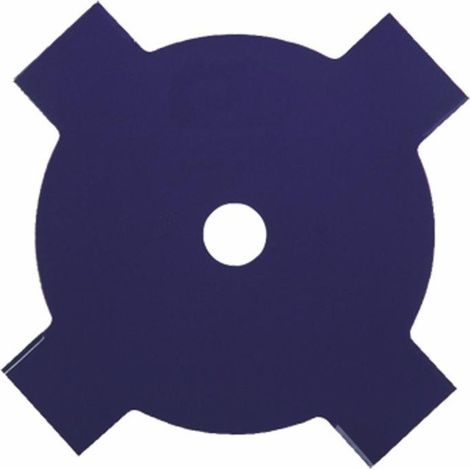 Lame droite pour débroussailleuse 4 dents L:255 ép.:1,4 (1/2)