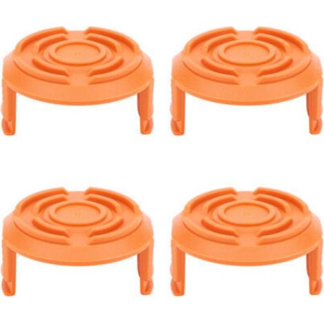 Couvercle de bobine de tondeuse à gazon, 4 pièces, accessoire de remplacement pour Worx WA0010-débroussailleuse (1/5)