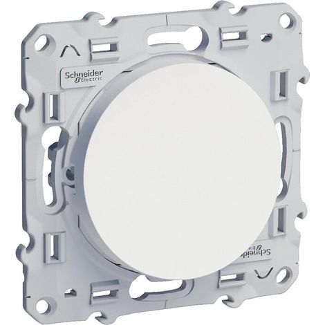 Va-et-vient Odace anthracite 10A à vis