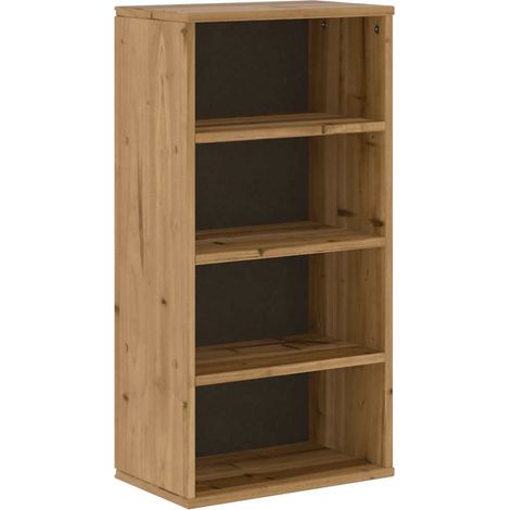 Buffet Armoire latérale ODDA 40x24x79 cm bois massif pin (1/5)