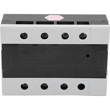 Transformateur Triphasé Servo 7.5kW Intelligent Convertisseur de Tension Moteur Servo 360‑420V Entrée 200‑230V Sortie (1/5)