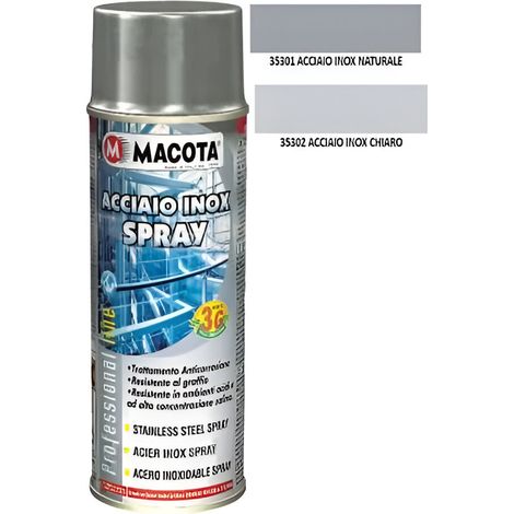 MACOTA ACCIAIO INOX Spray anticorrosione resistente al graffio 400ml Colore - Naturale