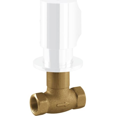 TRES 06115501BM Llave de Paso Empotrada Color Blanco Mate - ref: 06115501BM