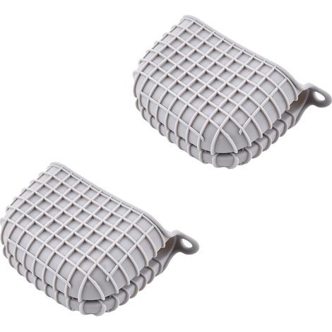 Gant Four, 2 Pièces Gant Cuisine Four Isolation, Gant de Cuisine en Silicone, avec Grille Antidérapante, Gants Four pour Cuisiner, Cuire au Four, Griller (1/5)