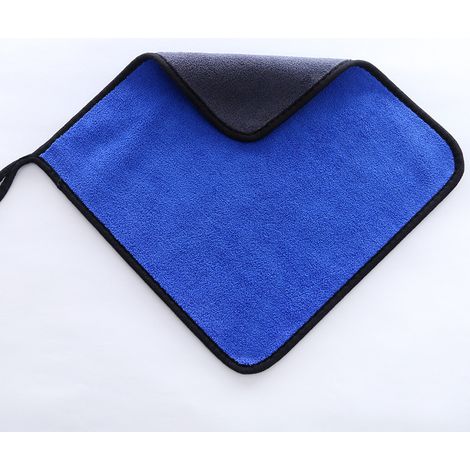 Chiffon Microfibre Séchage Voiture 30x40CM, 500GSM Serviette Super Absorbant Anti Rayures Polissage Detail Auto Moto Vitre Salle de Bain, Lingette Entretien Professionnel Efficace Nettoyage